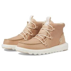 Hey Dude Women's Cream Ankle Boots